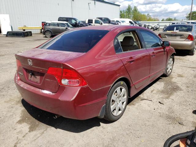 Photo 4 from auction – 2008 HONDA CIVIC LX with VIN JHMFA16568S002334