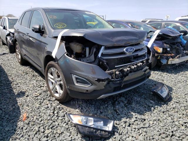 FORD EDGE TITAN 2015 with VIN 2FMPK4K97FBB00255 - Photo from auction