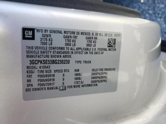 Photo 10 from auction – 2011 CHEVROLET SILVERADO with VIN 3GCPKSE33BG236230