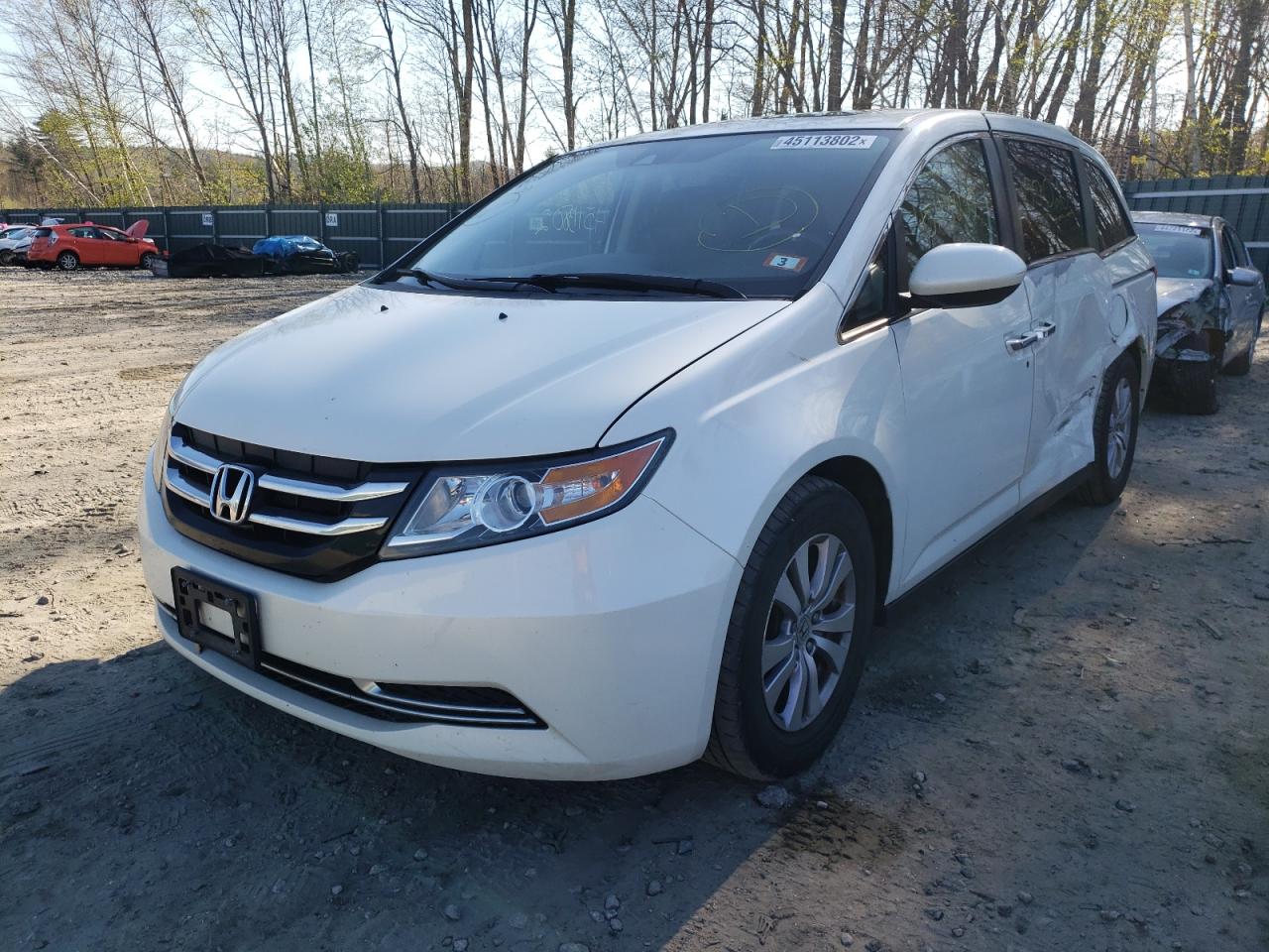 Photo 2 from auction – 2014 HONDA ODYSSEY EX with VIN 5FNRL5H67EB081172