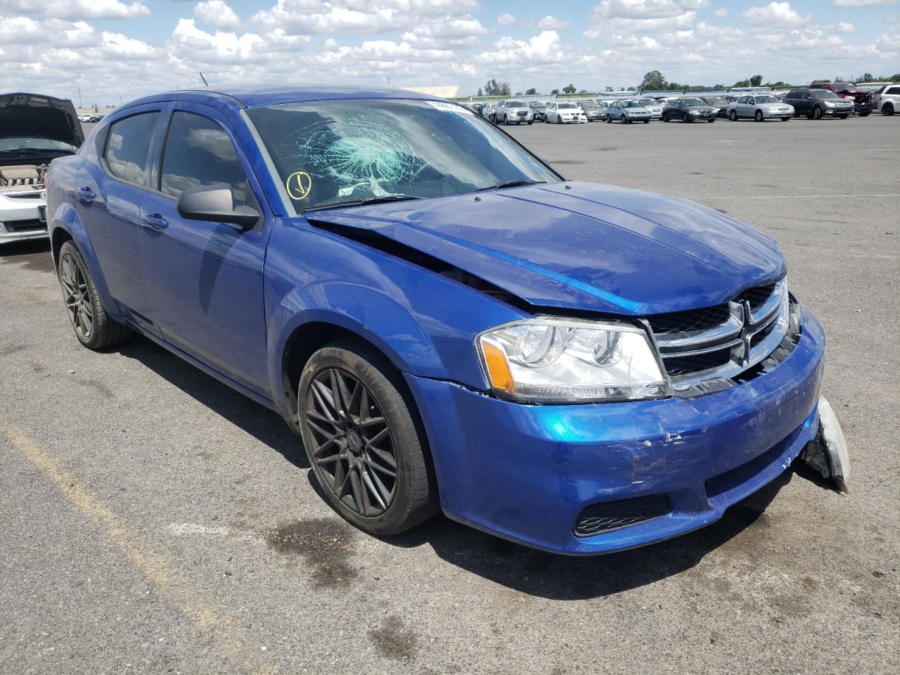 DODGE AVENGER SE 2014 with VIN 1C3CDZAB4EN176120 - Photo from auction