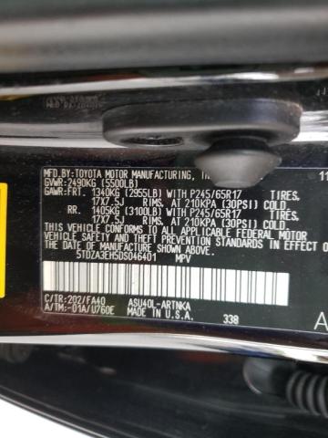 Photo 10 from auction – 2013 TOYOTA HIGHLANDER with VIN 5TDZA3EH5DS046401
