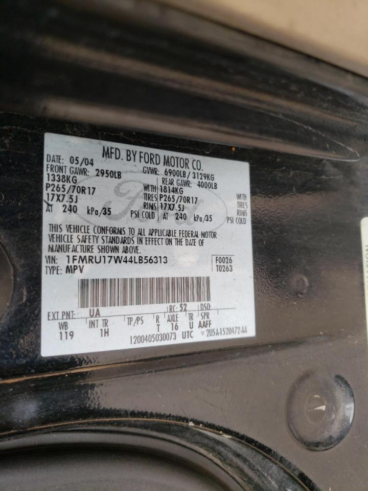 Photo 10 from auction – 2004 FORD EXPEDITION with VIN 1FMRU17W44LB56313