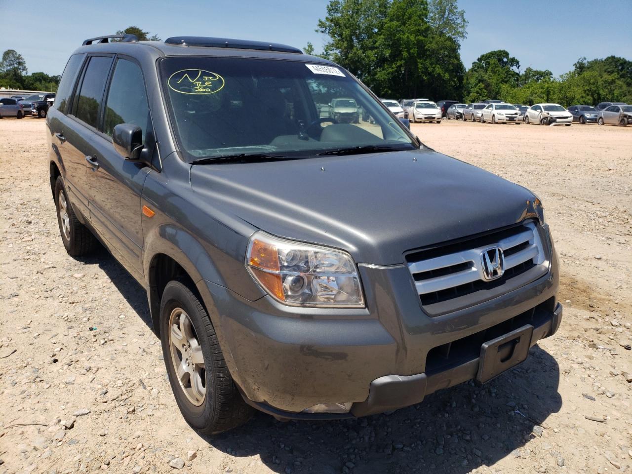 HONDA PILOT SE 2008 with VIN 5FNYF28308B024064 - Photo from auction