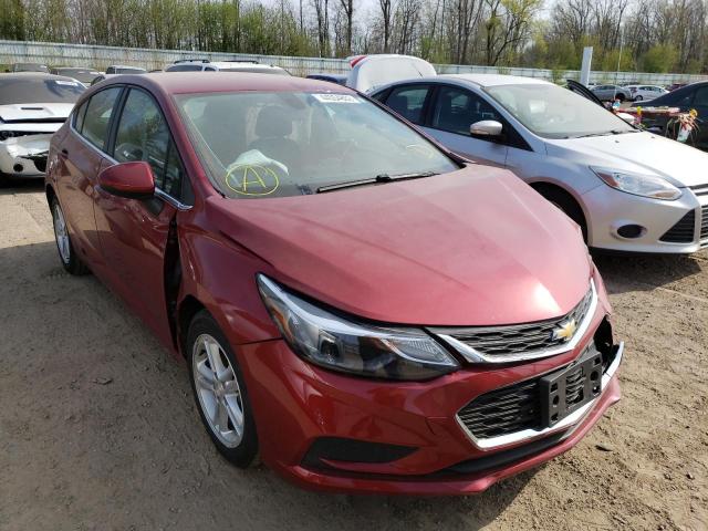 CHEVROLET CRUZE LT 2017 with VIN 3G1BE6SM3HS555230 - Photo from auction