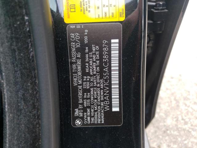 Photo 10 from auction – 2010 BMW 528 XI with VIN WBANV1C55AC389879