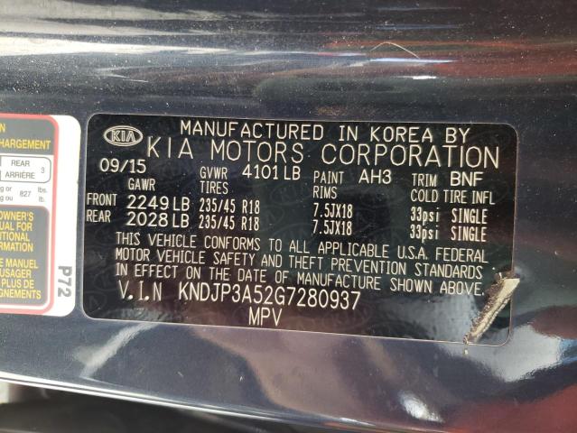 Photo 10 from auction – 2015 KIA SOUL + with VIN KNDJP3A52G7280937