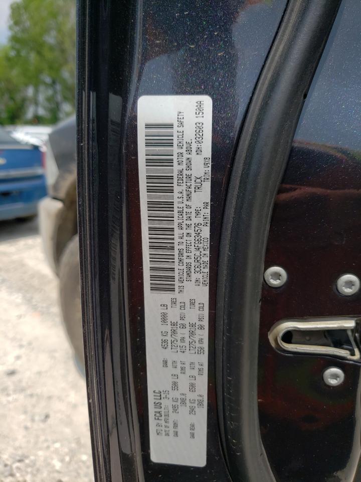 Photo 10 from auction – 2015 RAM 2500 ST with VIN 3C6UR5CJ4FG634576