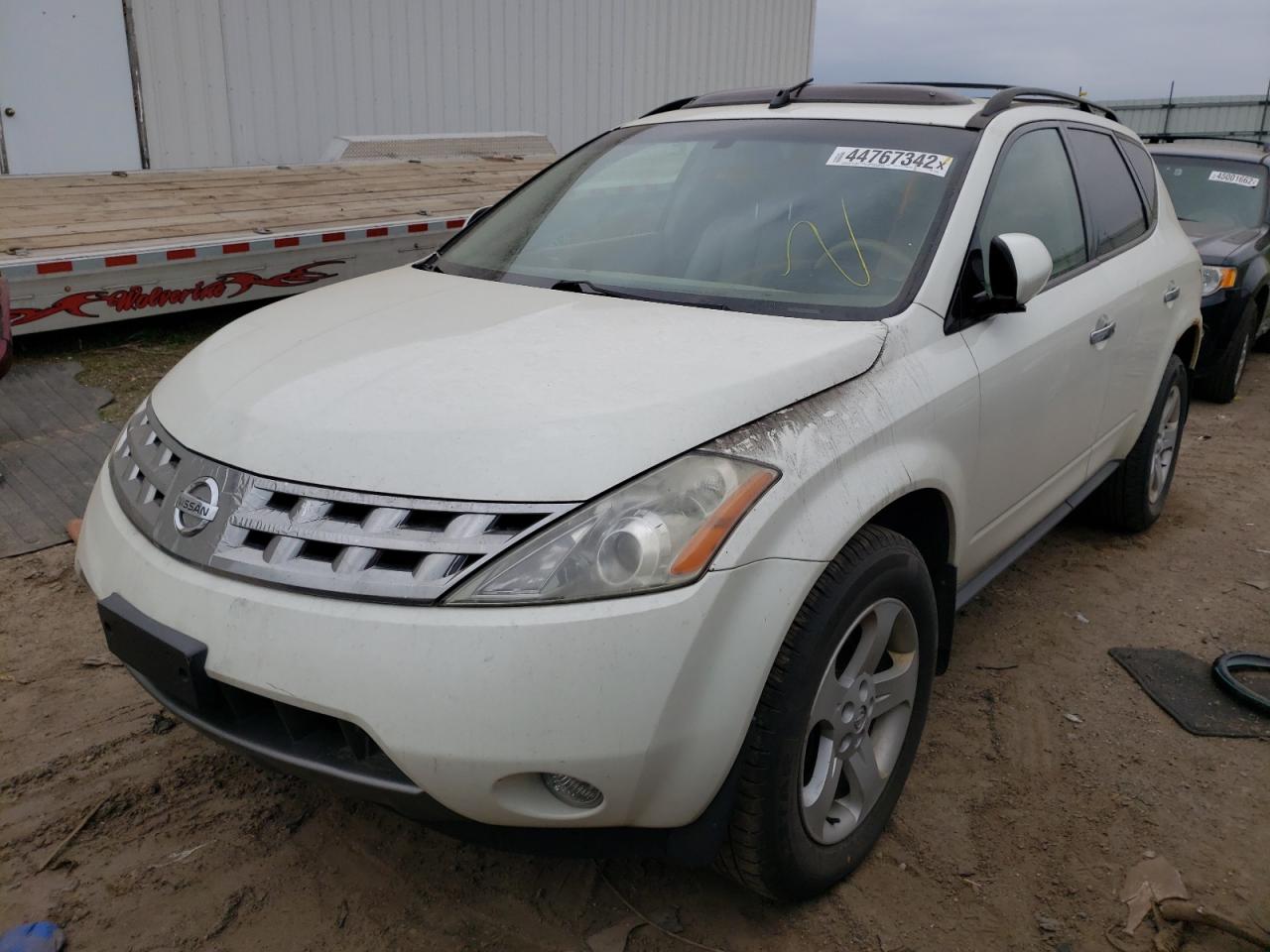 Photo 15 from auction – 2005 NISSAN MURANO SL with VIN JN8AZ08W85W418592