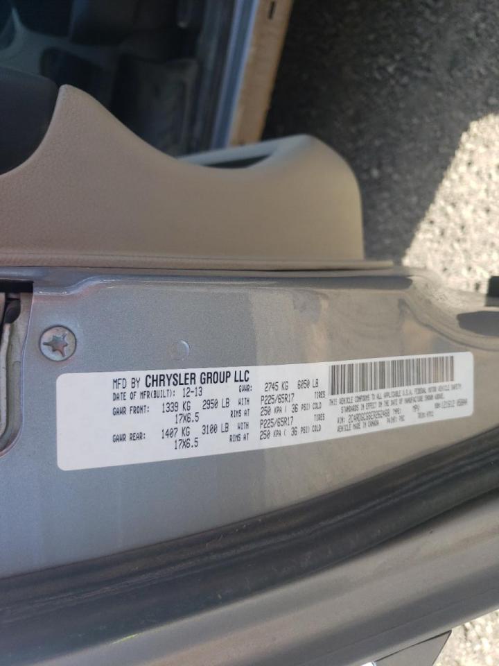 Photo 10 from auction – 2014 DODGE GRAND CARA with VIN 2C4RDGCG6ER262468