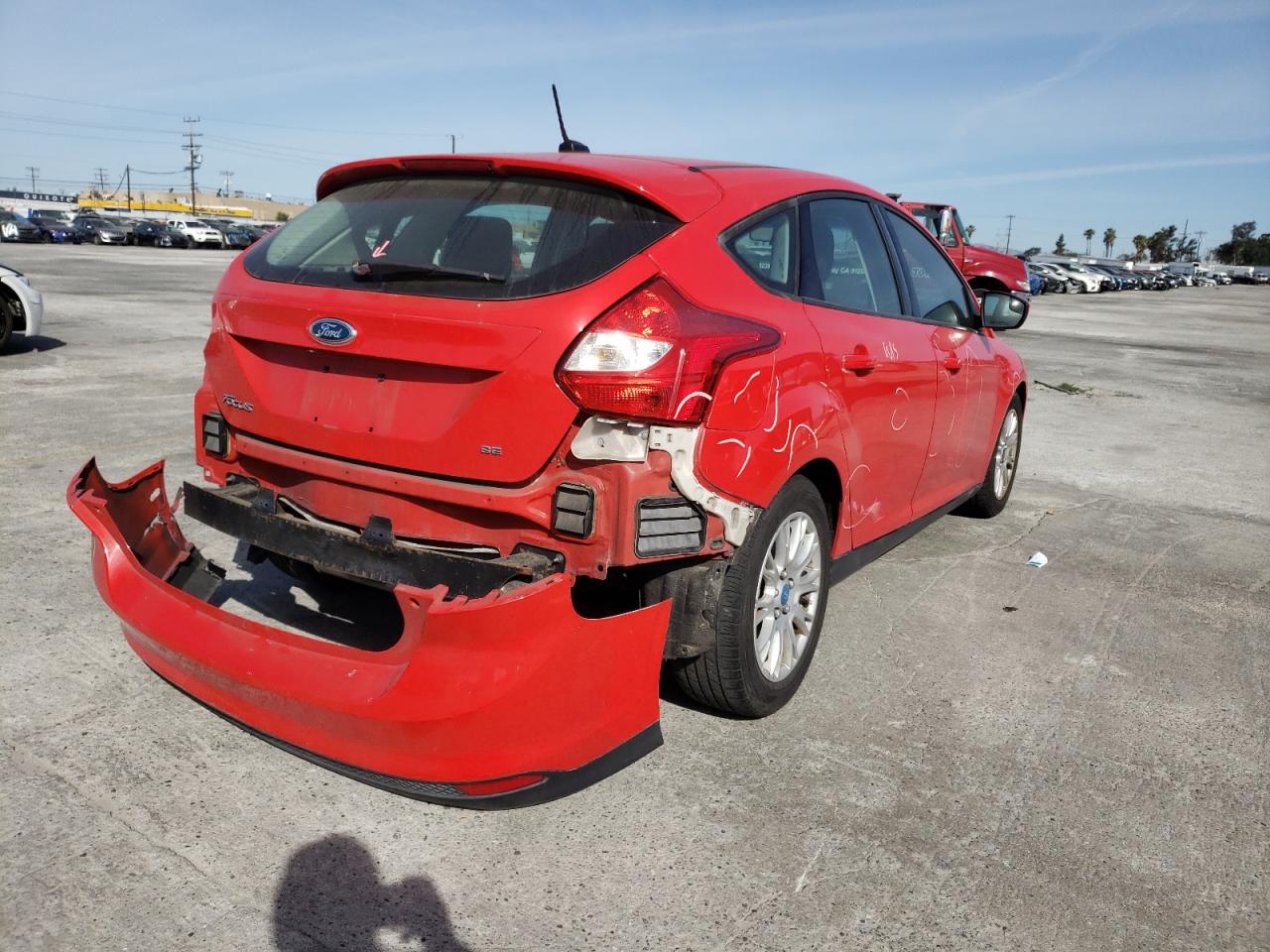 Photo 4 from auction – 2012 FORD FOCUS SE with VIN 1FAHP3K23CL112153