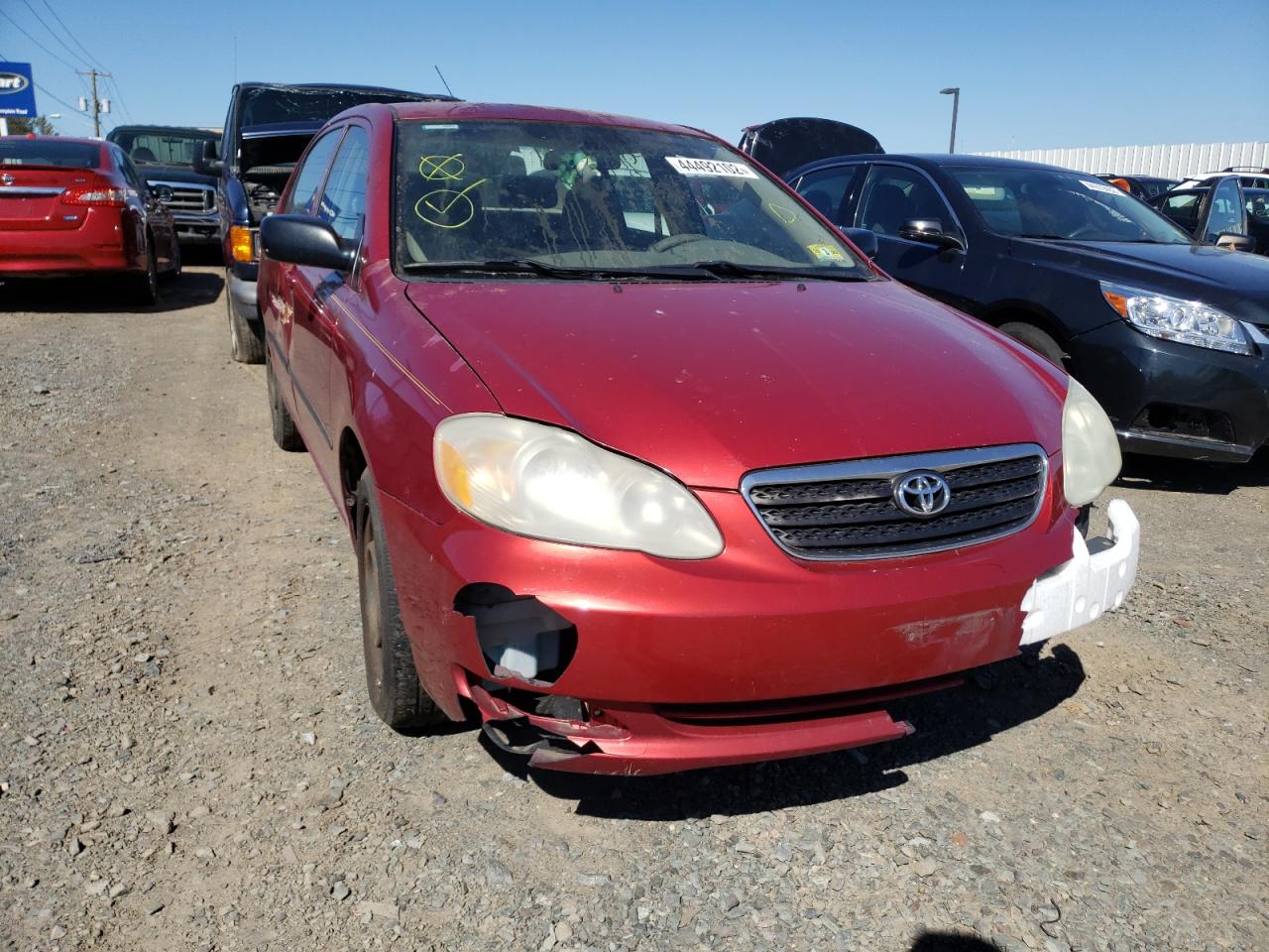TOYOTA COROLLA CE 2007 with VIN JTDBR32E970123668 - Photo from auction