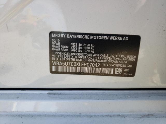 Photo 10 from auction – 2020 BMW M340I with VIN WBA5U7C0XLFH07042