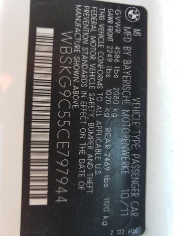 Photo 10 from auction – 2012 BMW M3 with VIN WBSKG9C55CE797944