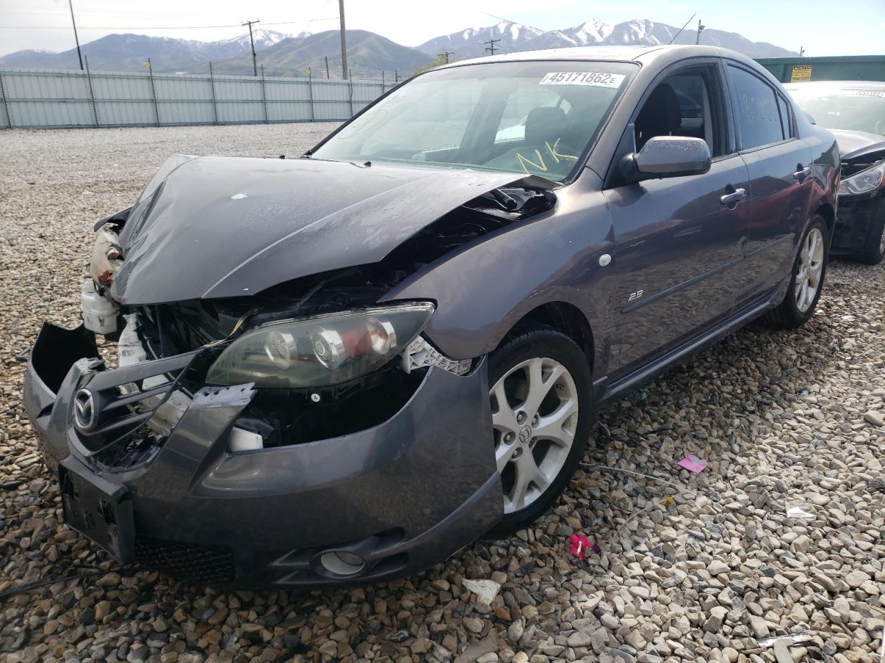 Photo 2 from auction – 2007 MAZDA 3 S with VIN JM1BK323371627145