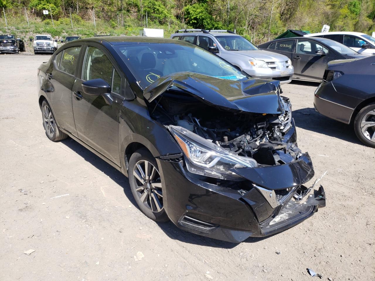 Photo 1 from auction – 2021 NISSAN VERSA SV with VIN 3N1CN8EV6ML885351