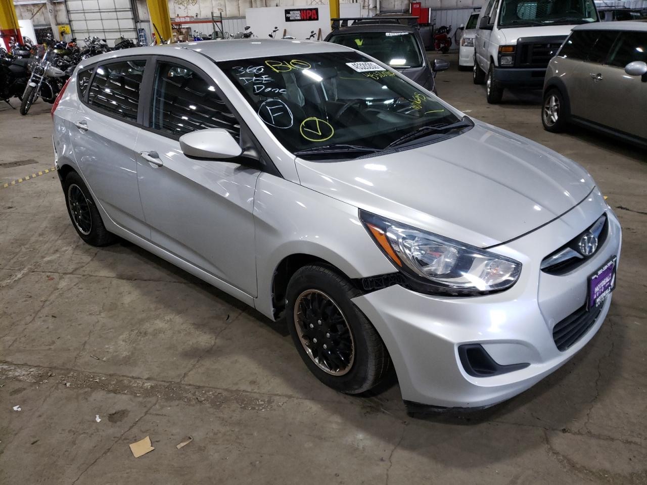 HYUNDAI ACCENT GLS 2012 with VIN KMHCT5AE7CU030634 - Photo from auction