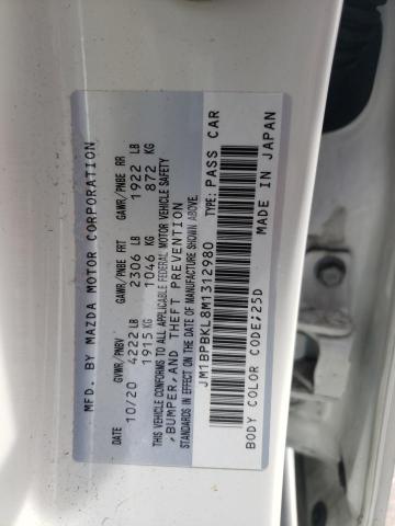 Photo 10 from auction – 2021 MAZDA 3 SELECT with VIN JM1BPBKL8M1312980