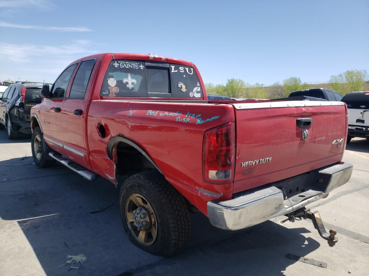Photo 3 from auction – 2006 DODGE RAM 2500 S with VIN 1D7KS28C16J214890