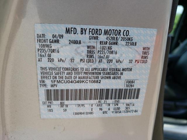 Photo 10 from auction – 2009 FORD ESCAPE LIM with VIN 1FMCU04G49KC10882