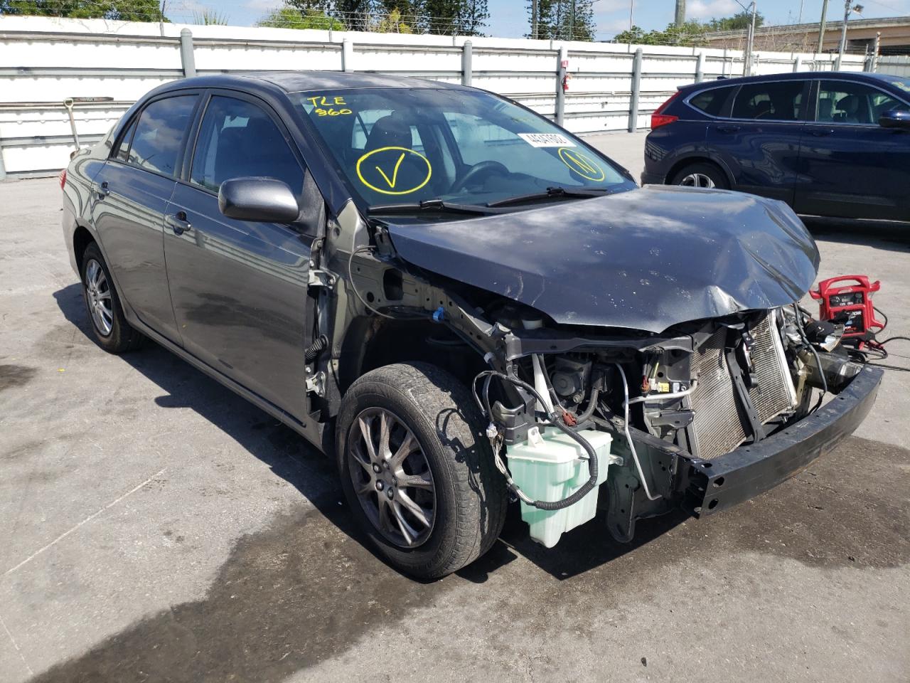 TOYOTA COROLLA L 2011 with VIN 2T1BU4EE7BC576458 - Photo from auction
