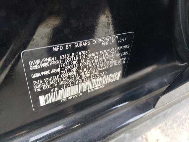 Photo 10 from auction – 2018 SUBARU CROSSTREK with VIN JF2GTABC0JH245842