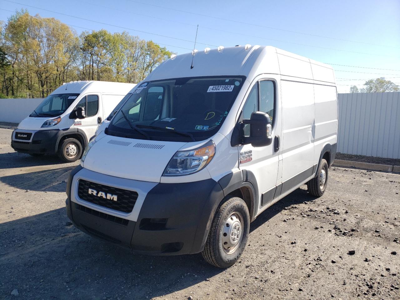 Photo 2 from auction – 2019 RAM PROMASTER with VIN 3C6TRVCG5KE539417