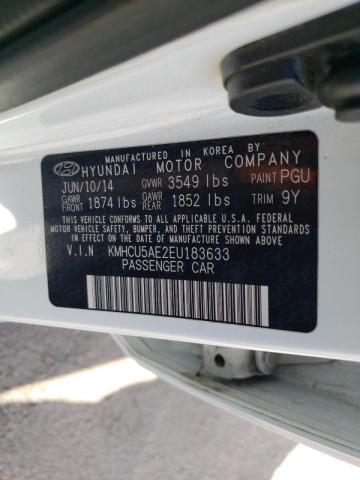 Photo 10 from auction – 2014 HYUNDAI ACCENT GLS with VIN KMHCU5AE2EU183633