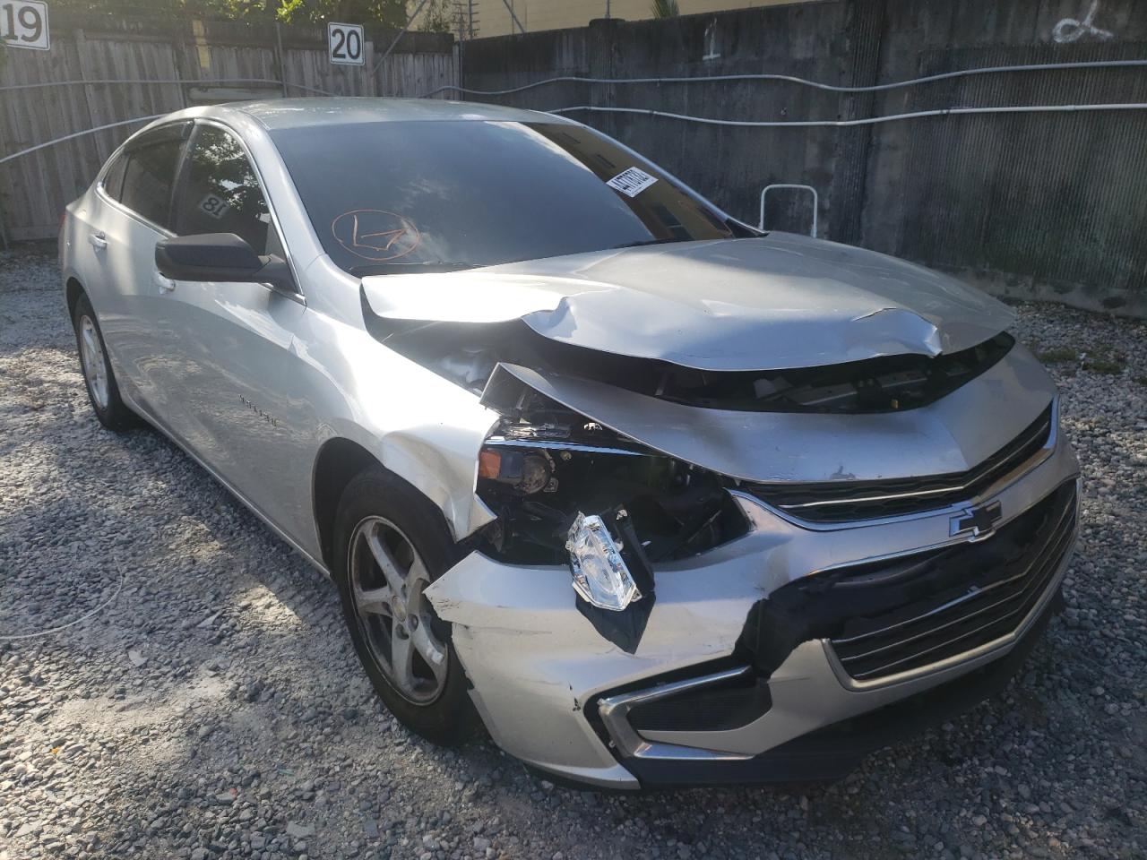 CHEVROLET MALIBU LS 2016 with VIN 1G1ZB5ST9GF342424 - Photo from auction