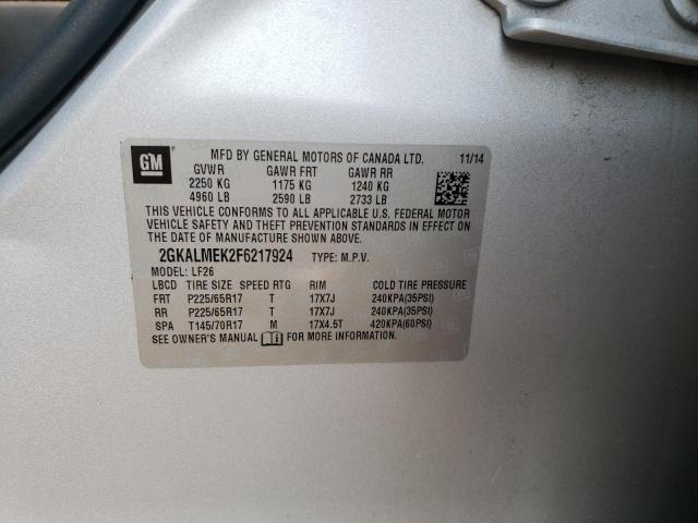 Foto 10 de la subasta – 2015 GMC TERRAIN SL con VIN 2GKALMEK2F6217924