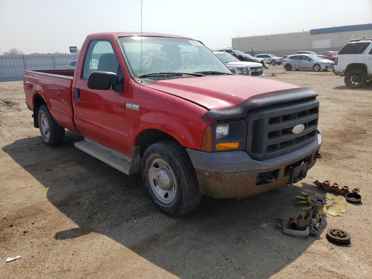 FORD F250 SUPER 2005 with VIN 1FTNF20575EC50986 - Photo from auction