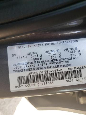 Photo 10 from auction – 2011 MAZDA 3 I with VIN JM1BL1VF5B1416948