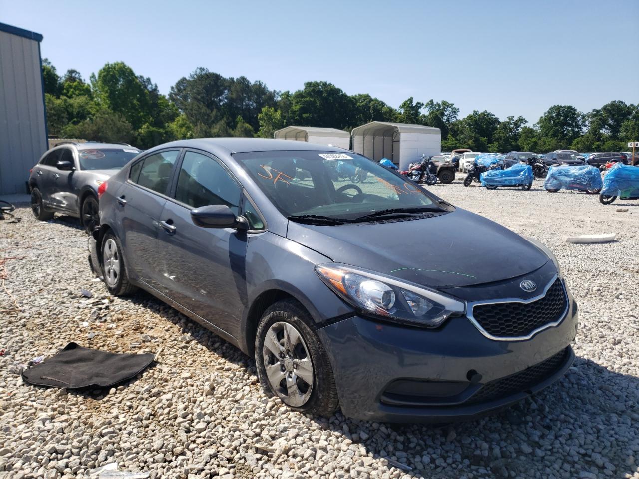 KIA FORTE LX 2016 with VIN KNAFK4A64G5563447 - Photo from auction