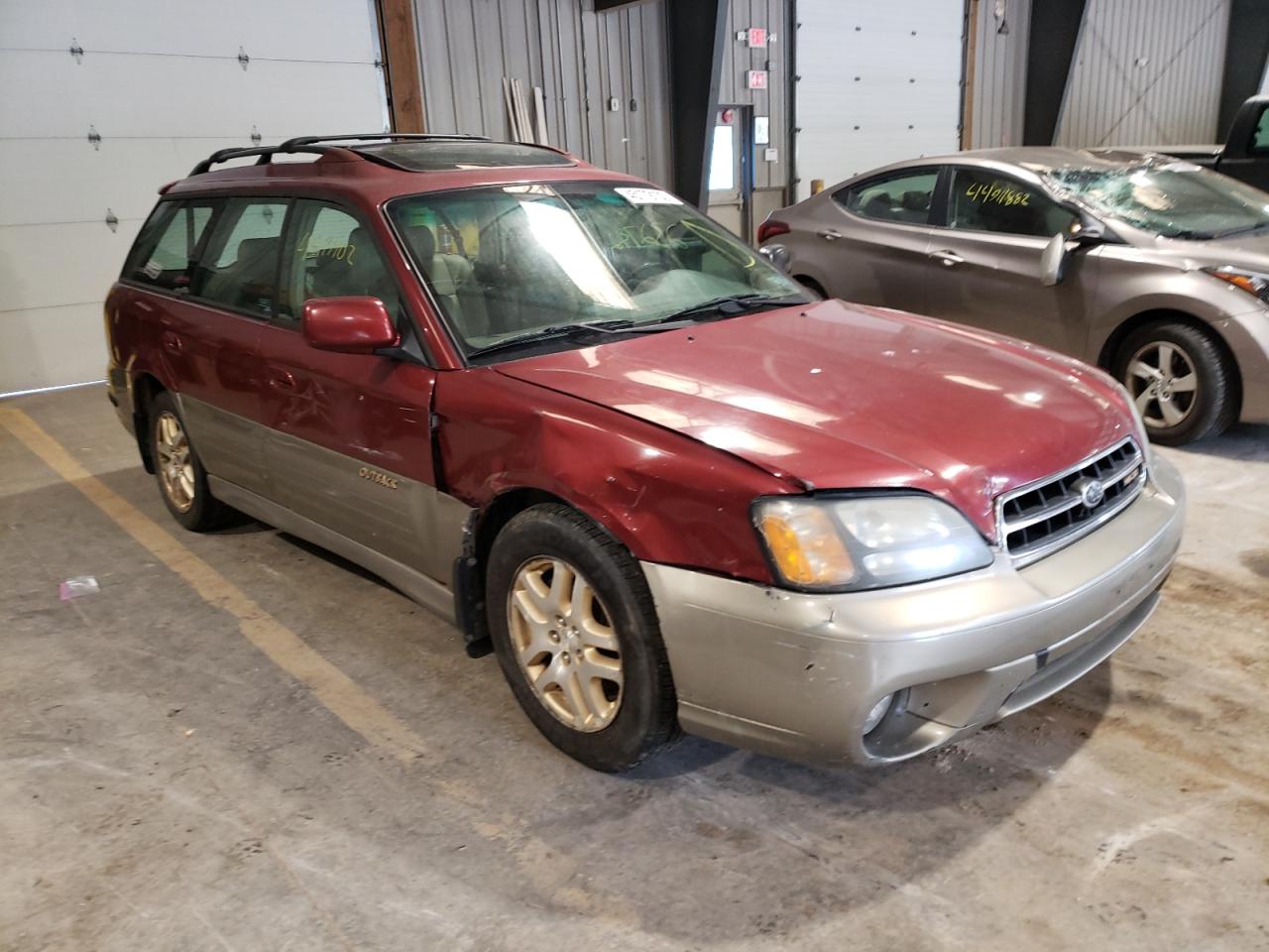 SUBARU LEGACY OUT 2003 with VIN 4S3BH686937614344 - Photo from auction