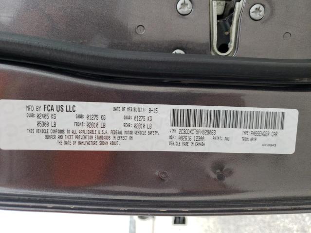 Photo 10 from auction – 2015 DODGE CHARGER R/ with VIN 2C3CDXCT9FH929063