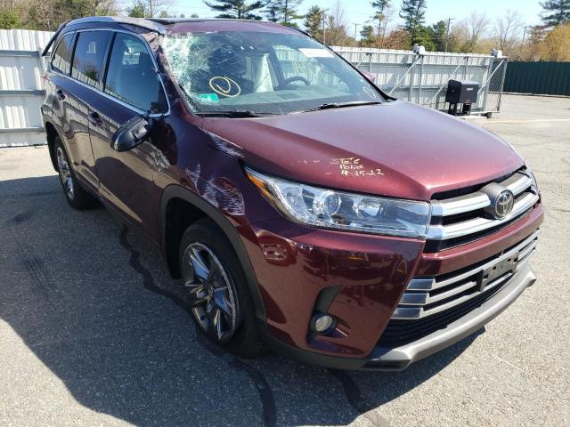 TOYOTA HIGHLANDER 2017 with VIN 5TDDZRFH6HS410173 - Photo from auction