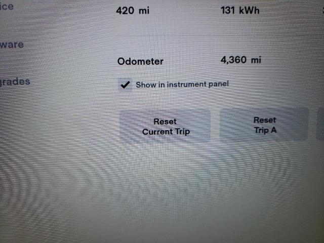 Photo 8 from auction – 2020 TESLA MODEL S with VIN 5YJSA1E24LF363915