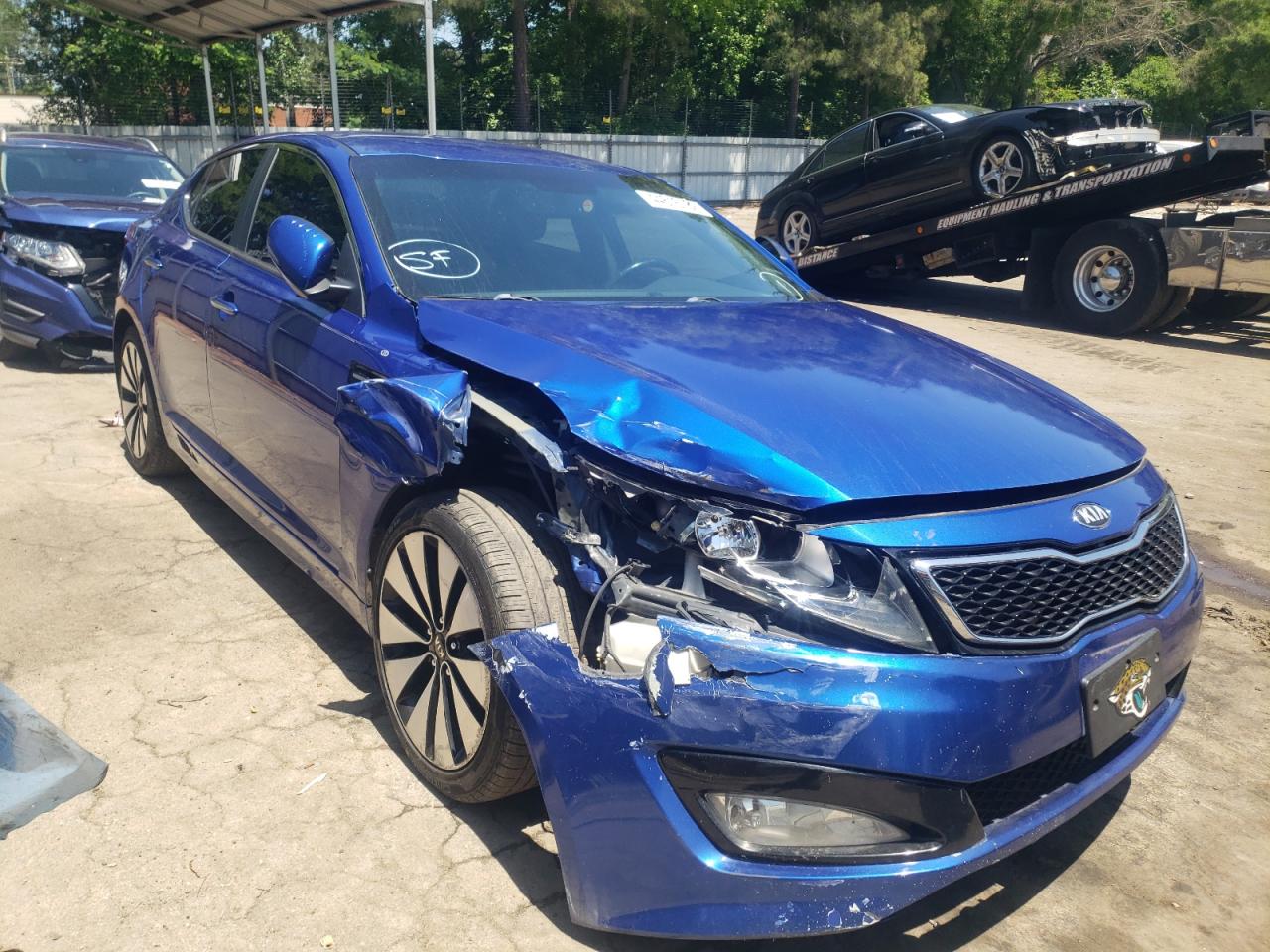 KIA OPTIMA SX 2013 with VIN 5XXGR4A62DG152333 - Photo from auction