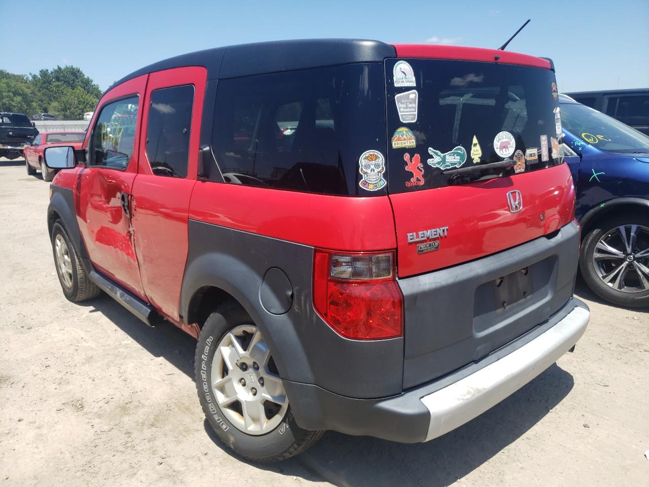 Photo 3 from auction – 2006 HONDA ELEMENT LX with VIN 5J6YH18356L014073