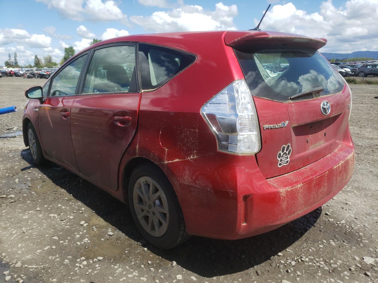 Photo 3 from auction – 2012 TOYOTA PRIUS with VIN JTDZN3EU1C3031542