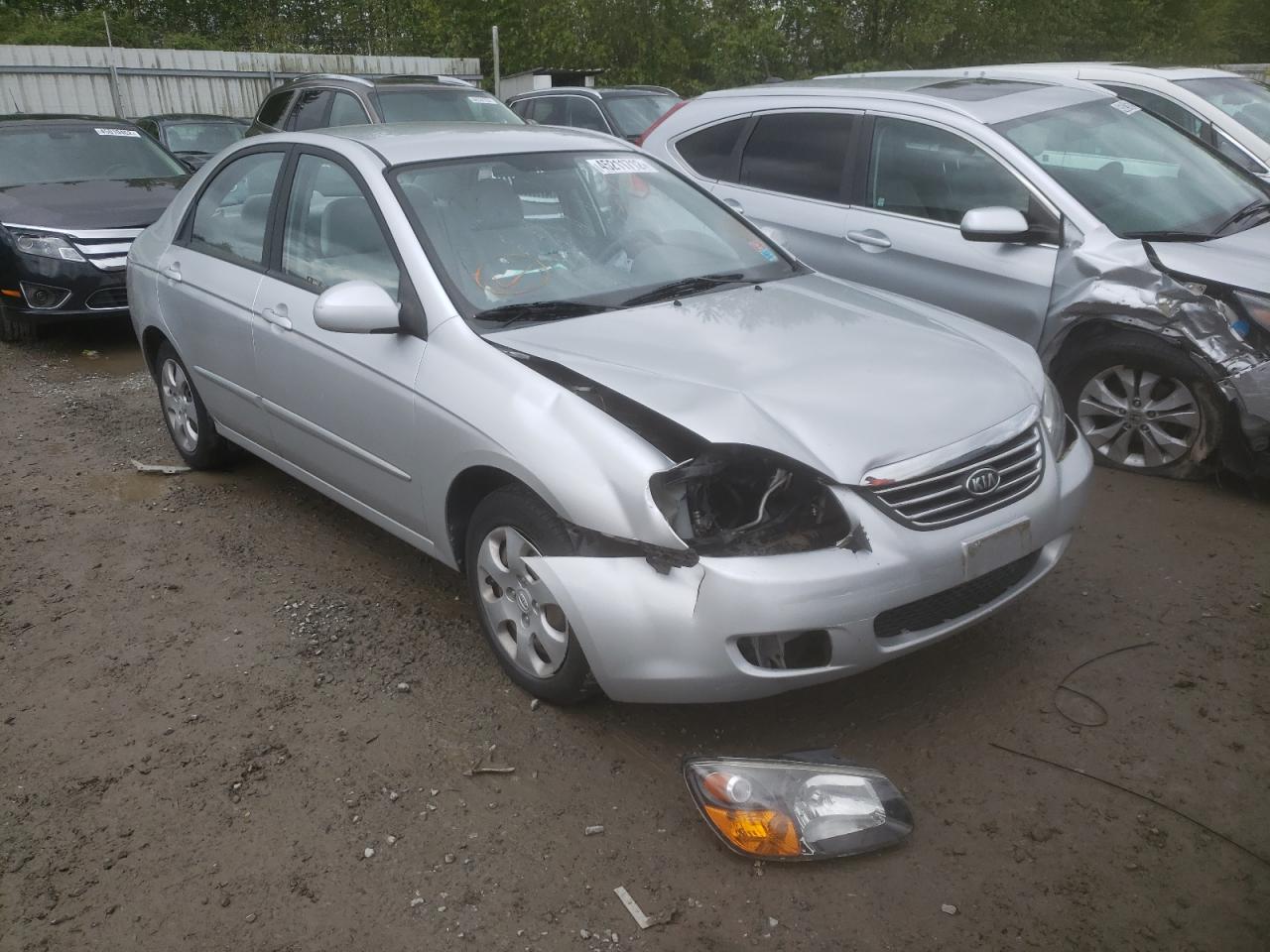 KIA SPECTRA EX 2009 with VIN KNAFE222195667940 - Photo from auction