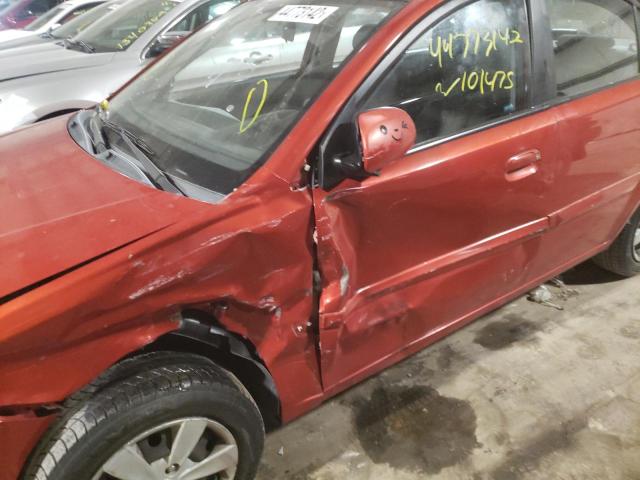 Photo 9 from auction – 2011 KIA RIO BASE with VIN KNADH4A34B6917613