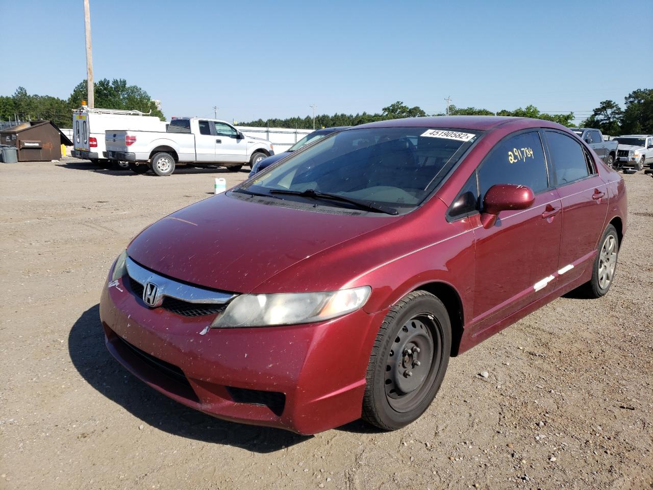 Photo 2 from auction – 2009 HONDA CIVIC with VIN 1HGFA16539L013645
