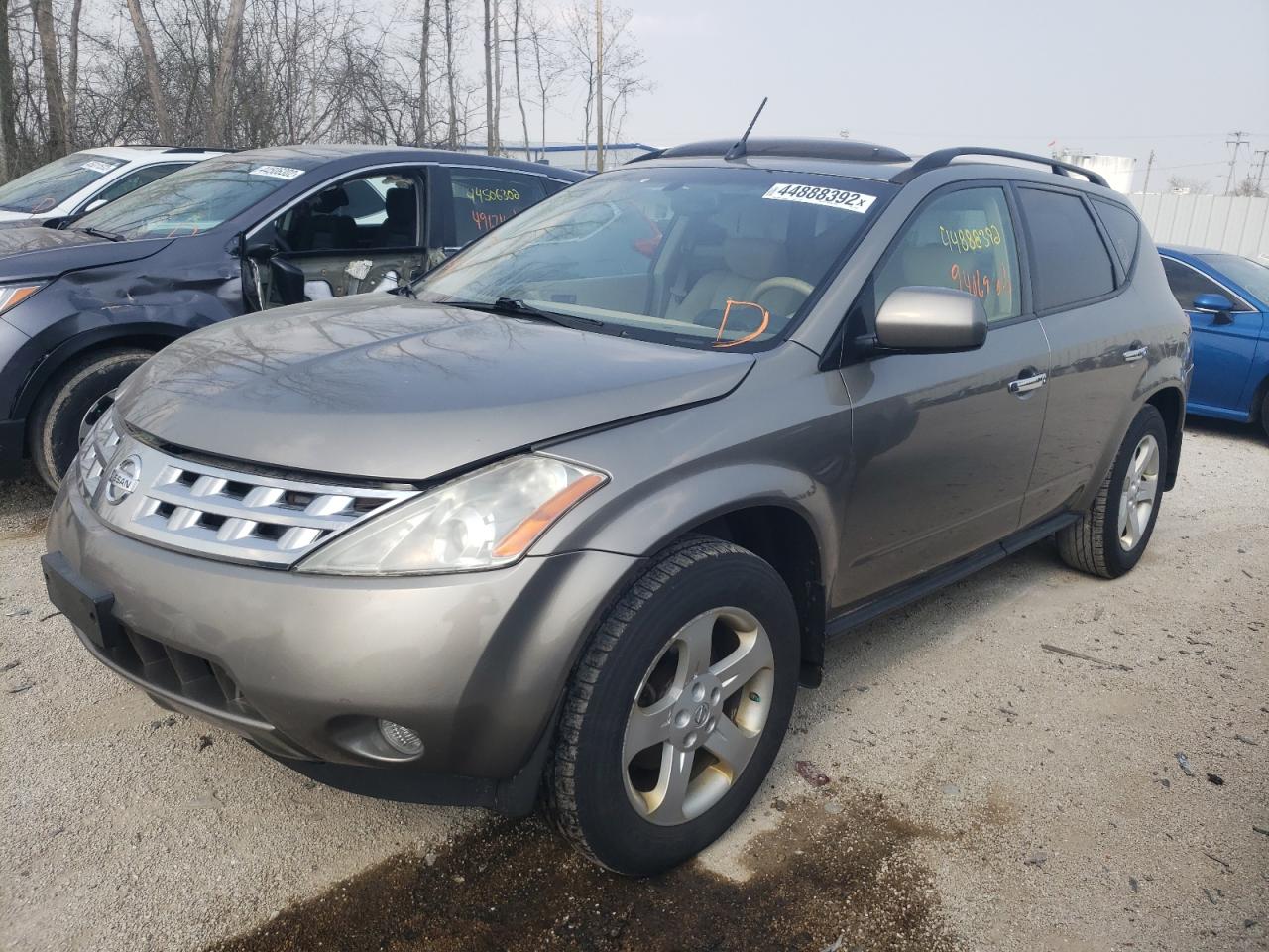 Photo 2 from auction – 2003 NISSAN MURANO SL with VIN JN8AZ08W63W237892