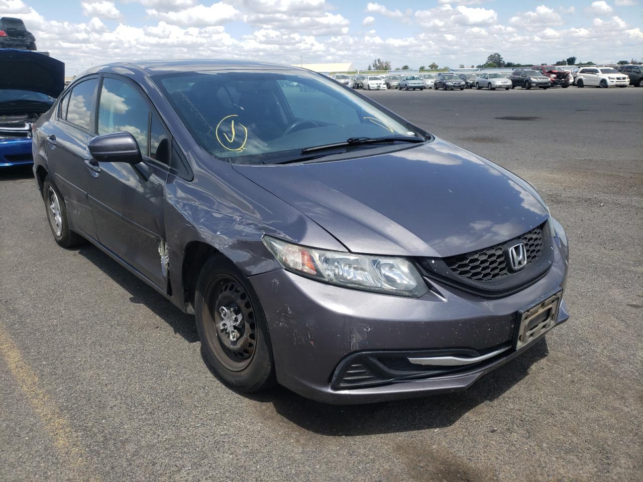 HONDA CIVIC LX 2015 with VIN 2HGFB2F58FH514297 - Photo from auction