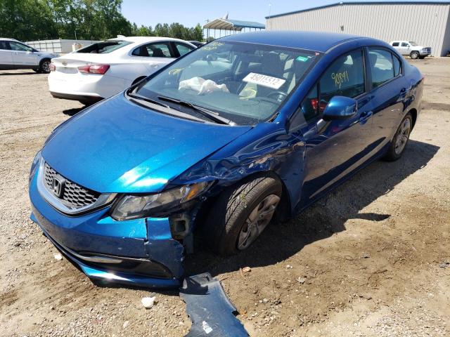 Photo 2 from auction – 2013 HONDA CIVIC LX with VIN 19XFB2F54DE095713