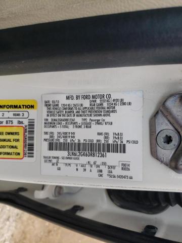 Photo 10 from auction – 2013 LINCOLN MKZ with VIN 3LN6L2GK6DR812361