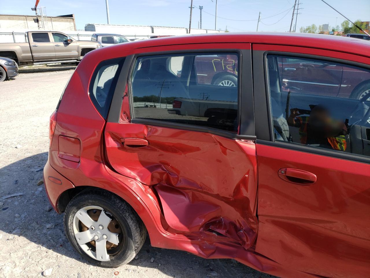 Photo 9 from auction – 2007 CHEVROLET AVEO BASE with VIN KL1TD66667B741078