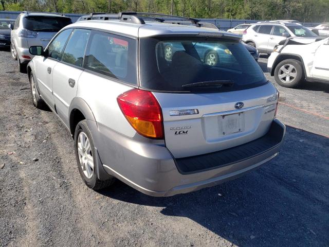 Photo 6 from auction – 2005 SUBARU LEGACY OUT with VIN 4S4BP61C457377134