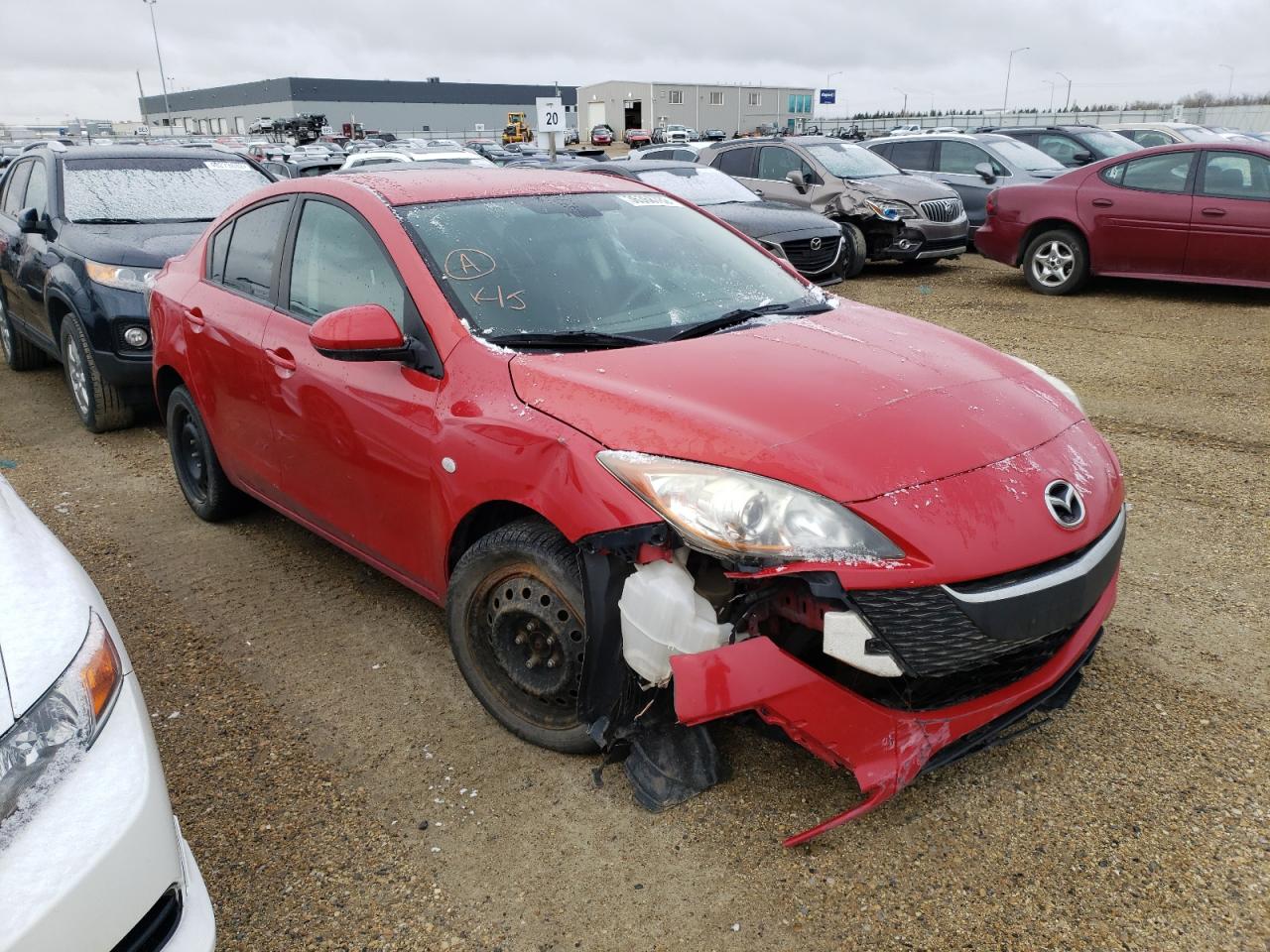 MAZDA 3 I 2010 with VIN JM1BL1SF7A1173145 - Photo from auction
